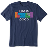Men's Life Is Elementally Good Short Sleeve Crusher Tee