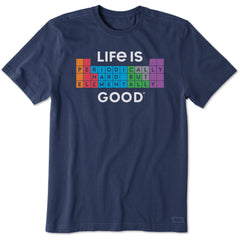 Men's Life Is Elementally Good Short Sleeve Crusher Tee