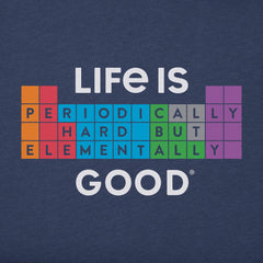 Men's Life Is Elementally Good Short Sleeve Crusher Tee