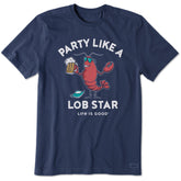 Men's Party Like a Lob Star Short Sleeve Crusher Tee