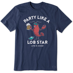 Men's Party Like a Lob Star Short Sleeve Crusher Tee