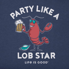 Men's Party Like a Lob Star Short Sleeve Crusher Tee