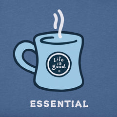 Women's Coffee is Essential Short Sleeve Crusher Tee
