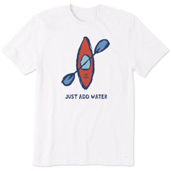 Men's Just Add Water Kayak Short Sleeve Tee