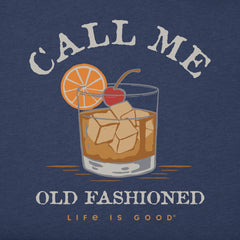Women's Call Me Old Fashioned Short Sleeve Crusher Vee