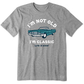 Men's I'm Not Old Classic Car Short Sleeve Crusher Tee