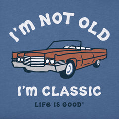 Men's I'm Not Old Classic Car Long Sleeve Crusher Tee