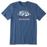 Men's Ski Goggle Landscape Short Sleeve Crusher Tee