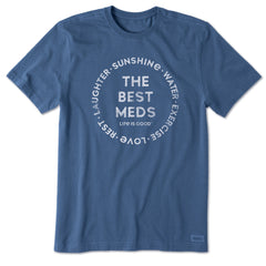 Men's The Best Meds Short Sleeve Crusher Tee