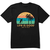 Men's Let It Fly Beach Vista Short Sleeve Crusher Tee