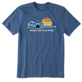 Men's Beach Guitarscape Short Sleeve Crusher Tee