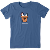 Women's Chicken Pot Pi Short Sleeve Crusher Tee