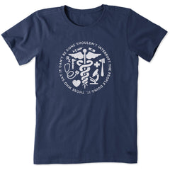 Women's Don't Interrupt The Experts Short Sleeve Crusher Tee