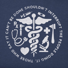Women's Don't Interrupt The Experts Short Sleeve Crusher Tee