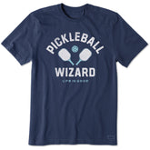 Men's Pickleball Wizard Short Sleeve Crusher Tee