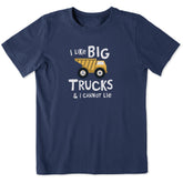 Kids I Like Big Trucks Short Sleeve Crusher Tee