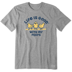 Men's LIG With My Peeps Short Sleeve Crusher Tee