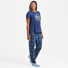 Women's Camp LIG Pattern Lightweight Sleep Pant