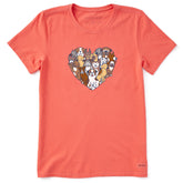 Women's Heart of Dogs Short Sleeve Tee
