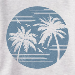 Men's Retro Palms Sun Simply True Fleece Hoodie