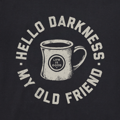 Men's Hello Darkness My Old Friend Short Sleeve Crusher Tee