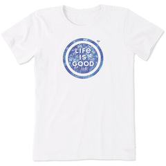 Women's Fine Daisy Coin Short Sleeve Tee
