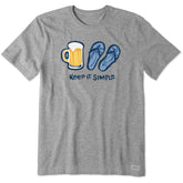 Men's Keep it Simple Beer Short Sleeve Tee