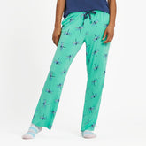 Women's Change Dragonfly Pattern Lightweight Sleep Pant