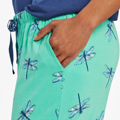 Women's Change Dragonfly Pattern Lightweight Sleep Pant
