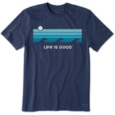 Men's Retro Wave Stripe Short Sleeve Tee