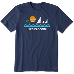 Men's Minimalist Beach Short Sleeve Tee
