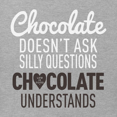 Women's Chocolate Questions Short Sleeve Crusher Vee