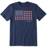 Men's Football Icon Flag Short Sleeve Tee