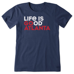 Women's Go Atlanta Short Sleeve Crusher Tee