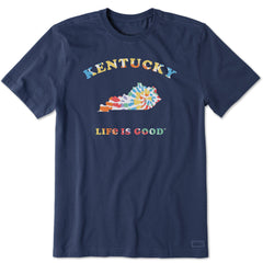 Men's Tie Dye Kentucky Short Sleeve Crusher Tee