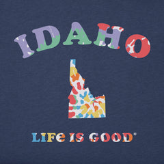 Men's Tie Dye Idaho Short Sleeve Crusher Tee