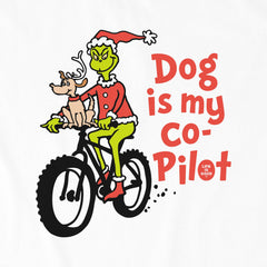 Kids Grinch and Max Co-Pilot Bike Long Sleeve Crusher Tee