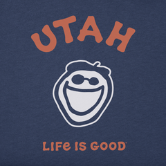 Men's Jake Utah Short Sleeve Crusher Tee
