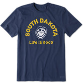 Men's Jake South Dakota Short Sleeve Crusher Tee