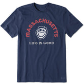 Men's Jake Massachusetts Short Sleeve Crusher Tee