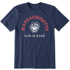 Men's Jake Massachusetts Short Sleeve Crusher Tee