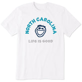 Men's Jake North Carolina Short Sleeve Crusher Tee