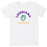 Women's Jake Louisiana Short Sleeve Crusher Tee