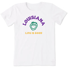 Women's Jake Louisiana Short Sleeve Crusher Tee