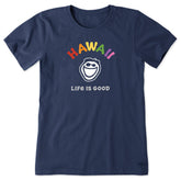 Women's Jake Hawaii Short Sleeve Crusher Tee