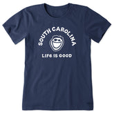 Women's Jake South Carolina Short Sleeve Crusher Tee