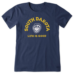 Women's Jake South Dakota Short Sleeve Crusher Tee