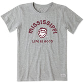 Women's Jake Mississippi Short Sleeve Crusher Tee