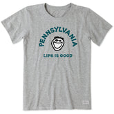 Women's Jake Pennsylvania Short Sleeve Crusher Tee