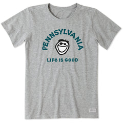 Women's Jake Pennsylvania Short Sleeve Crusher Tee